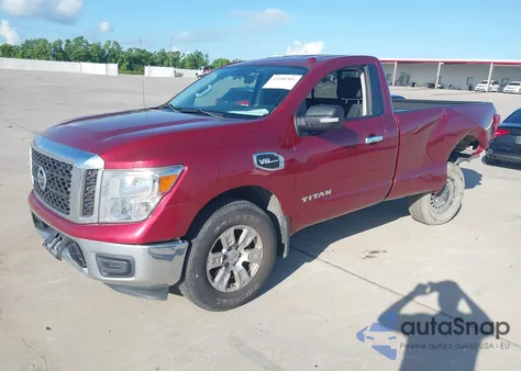 2017 Nissan Titan Sv from USA, damaged, VIN 1N6AA1R79HN574051